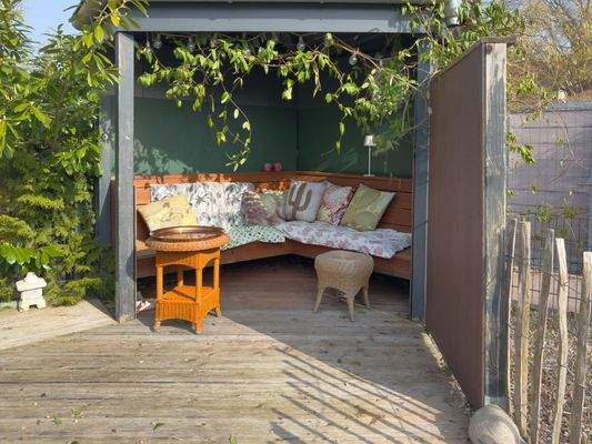 Pavillon im hinteren Garten Einheit C