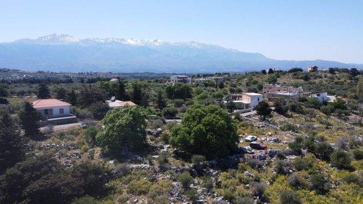 Kreta, Kefalas Chania: Großes Grundstück mit unverbautem Meer- und Bergblick zu verkaufen