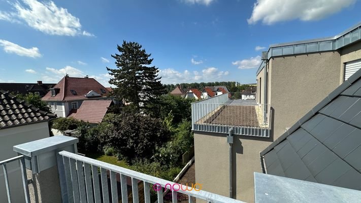 Blick von der Dachterrasse