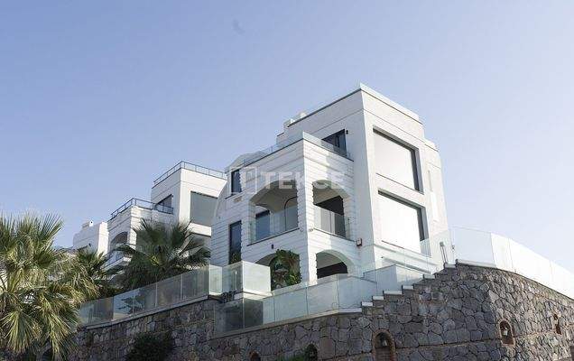 Marina and Sea View Villa in Bodrum with a Private Pool