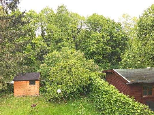 Blick aus der Wohnung