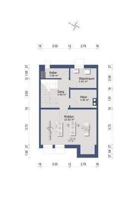 Untergeschoss Grundriss 