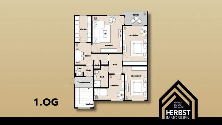 Grundriss 4,5 Zimmer Schwenningen