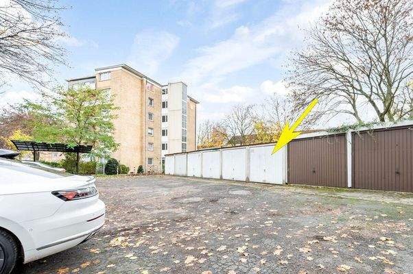 Genaue Lage der Garage