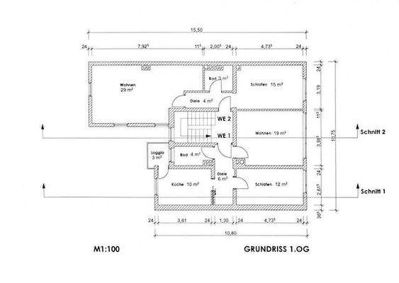Grundriss 1.Obergeschoss
