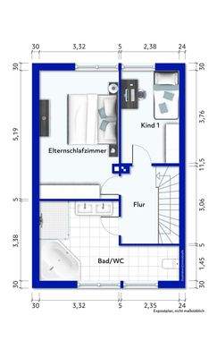 Grundriss Obergeschoss