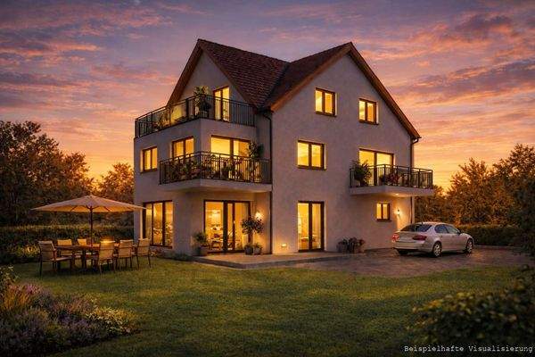 Geplante Gartenansicht III