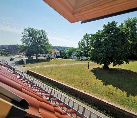 Blick aus dem DG zum Dorfkern