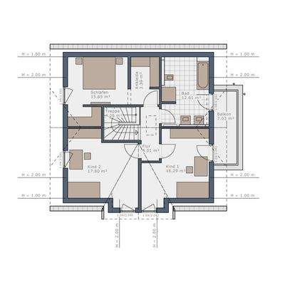 Grundriss Obergeschoss