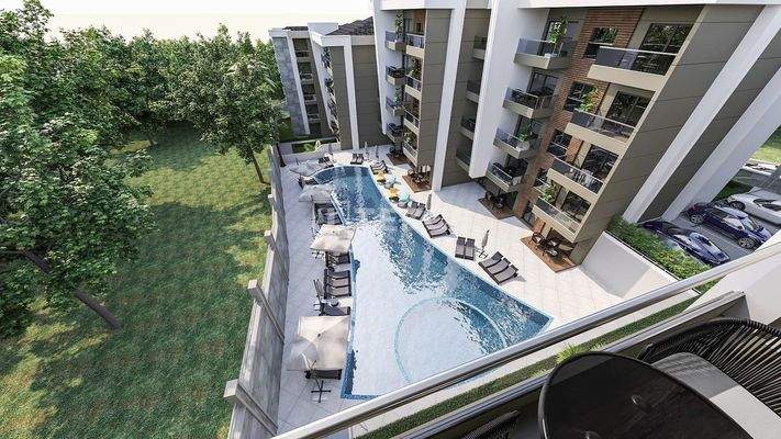 Low-Rise Apartments in a Gated Complex in Kuşadası