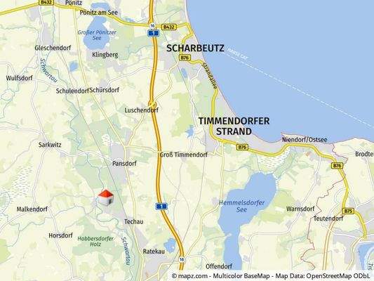 Geolyzer Kartenausschnitt