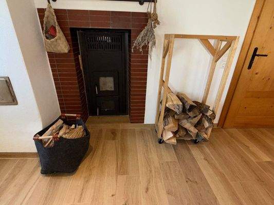 Grundofen im Erdgeschoss