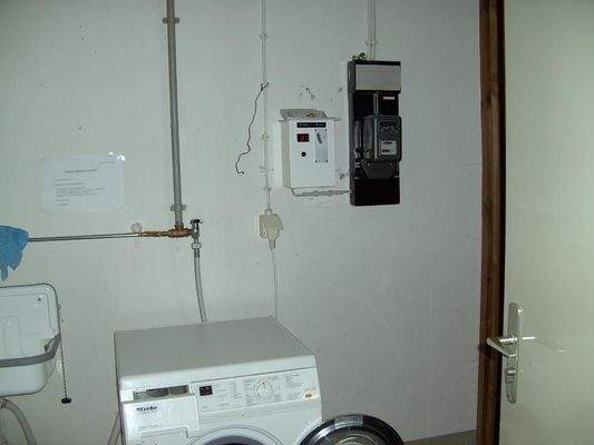 Münzwaschmaschinenraum