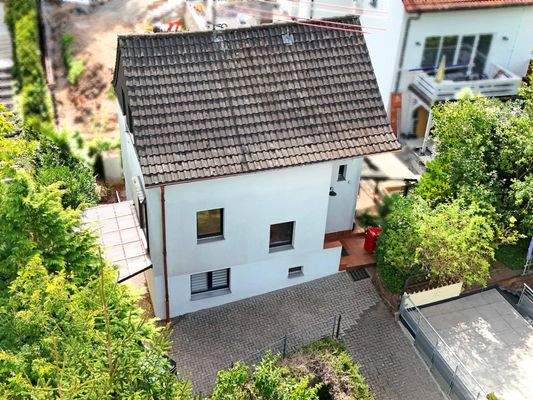 Hausansicht von oben