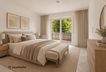 Schlafzimmer staged