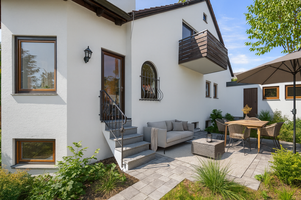 Garten / Terrasse, virtuelle Darstellung