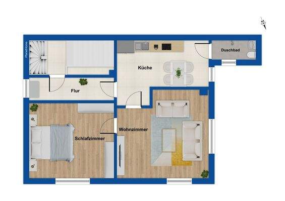 Grundriss Obergeschoss