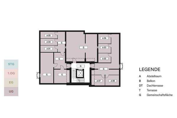 Geschossübersicht UG