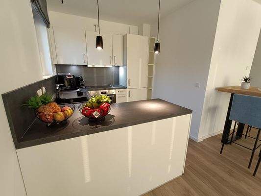 Voll ausgestattete Küche inklusive