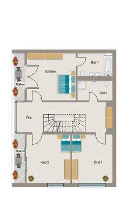 Grundriss 1. Obergeschoss
