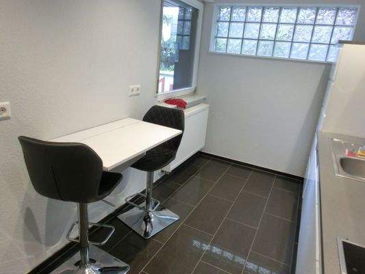 Die Esstheke in der Küche