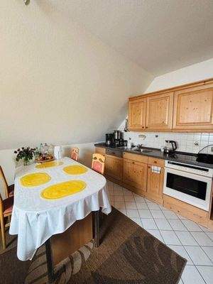 Küche im Dachgeschoss