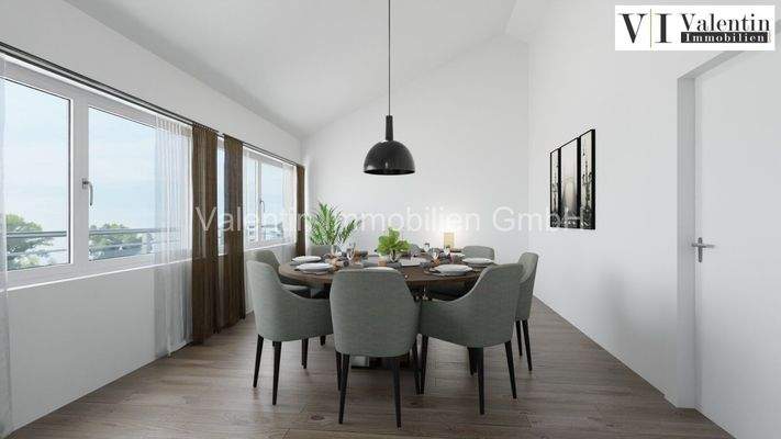 Architektur 3D animiert (Ess-Wohnbereich)