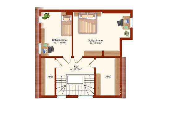Grundriss Dachgeschoss (HH 1)