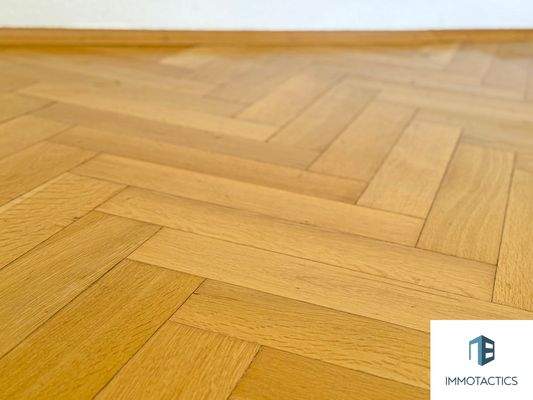 Detailaufnahme Parkettboden 