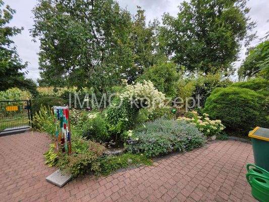 Stillgelegter Gartenteich