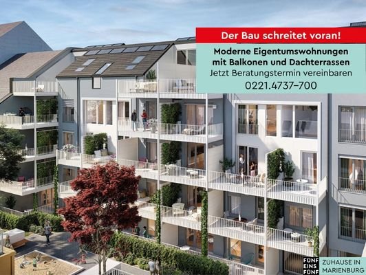 Der Bau schreitet voran!