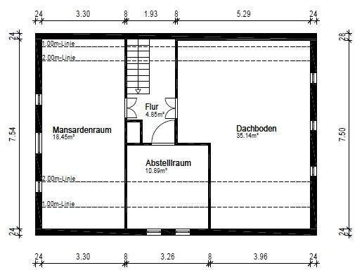 Grundriss Dachgeschoss