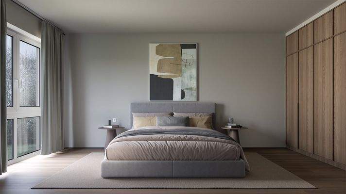 71601-Front3_Visualisierung Schlafzimmer