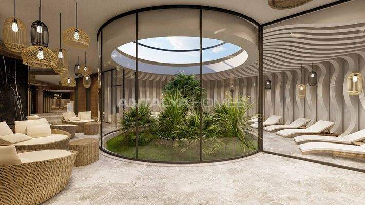 Real Estate in a Project with Pools in Altıntaş Antalya