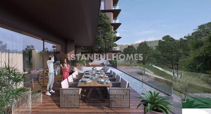 New-Build Flats Next to Golf Club in Istanbul Eyupsultan