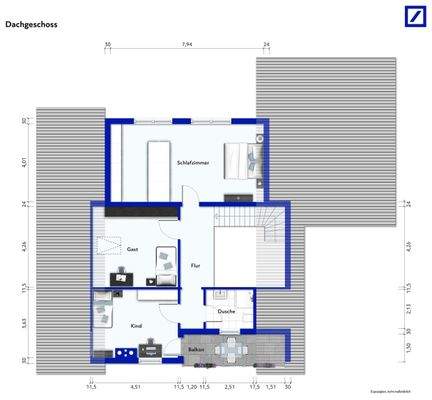 Grundriss Dachgeschoss