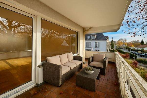 Visualisierung Balkon im Wohnbereich