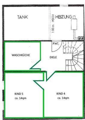 UG Grundriss nach Umbau