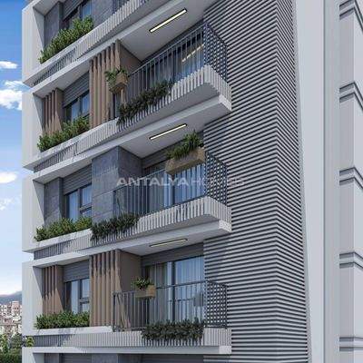 Flats with Parking Lot and Smart Home System in Antalya