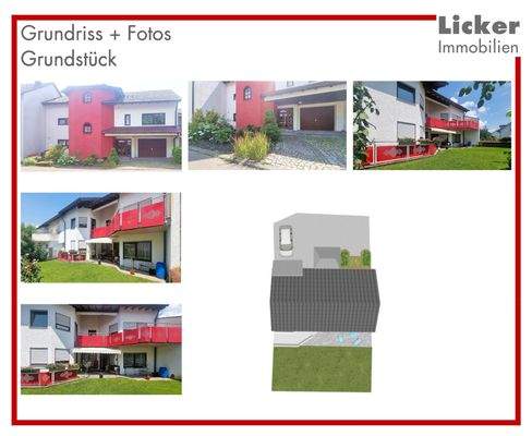 Grundriss + Fotos - Grundstück