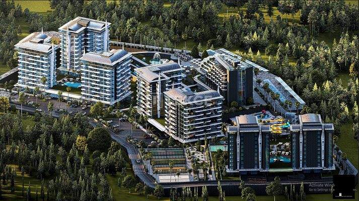 Apartments with Extensive Facilities Close to Sea in Alanya