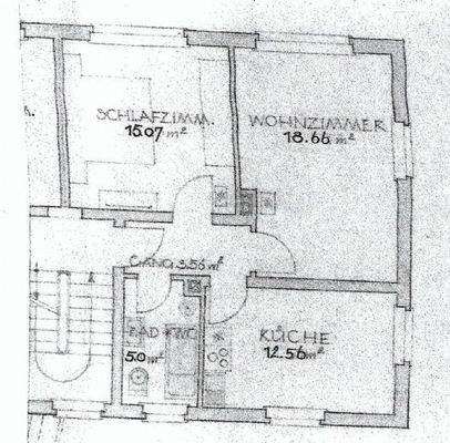 Plan der Wohnung