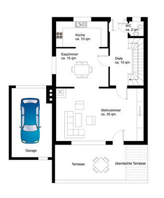 Grundriss Erdgeschoss