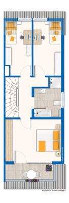 Grundriss / Skizze Obergeschoss