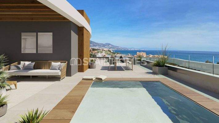 Spacious Apartments with Unique Sea Views in Mijas Costa
