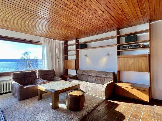 Großer Wohn-/Essbereich mit Traumseesicht