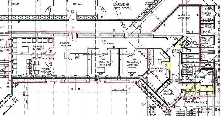 aktuelle Raumaufteilung