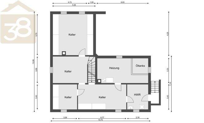 Grundriss Kellergeschoss