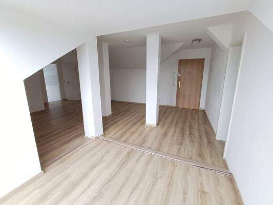 Helles Dachgeschosszimmer,