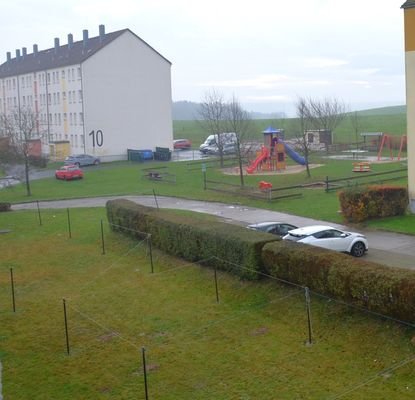 Blick vom Balkon
